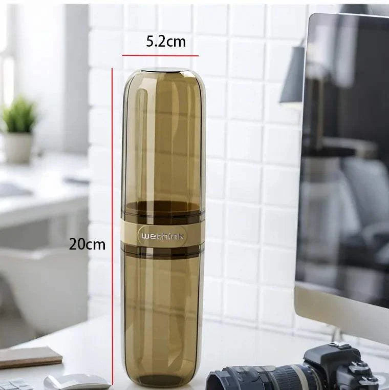 Portable toothpaste toothbrush storage box, durable, compact, and hygienic travel case