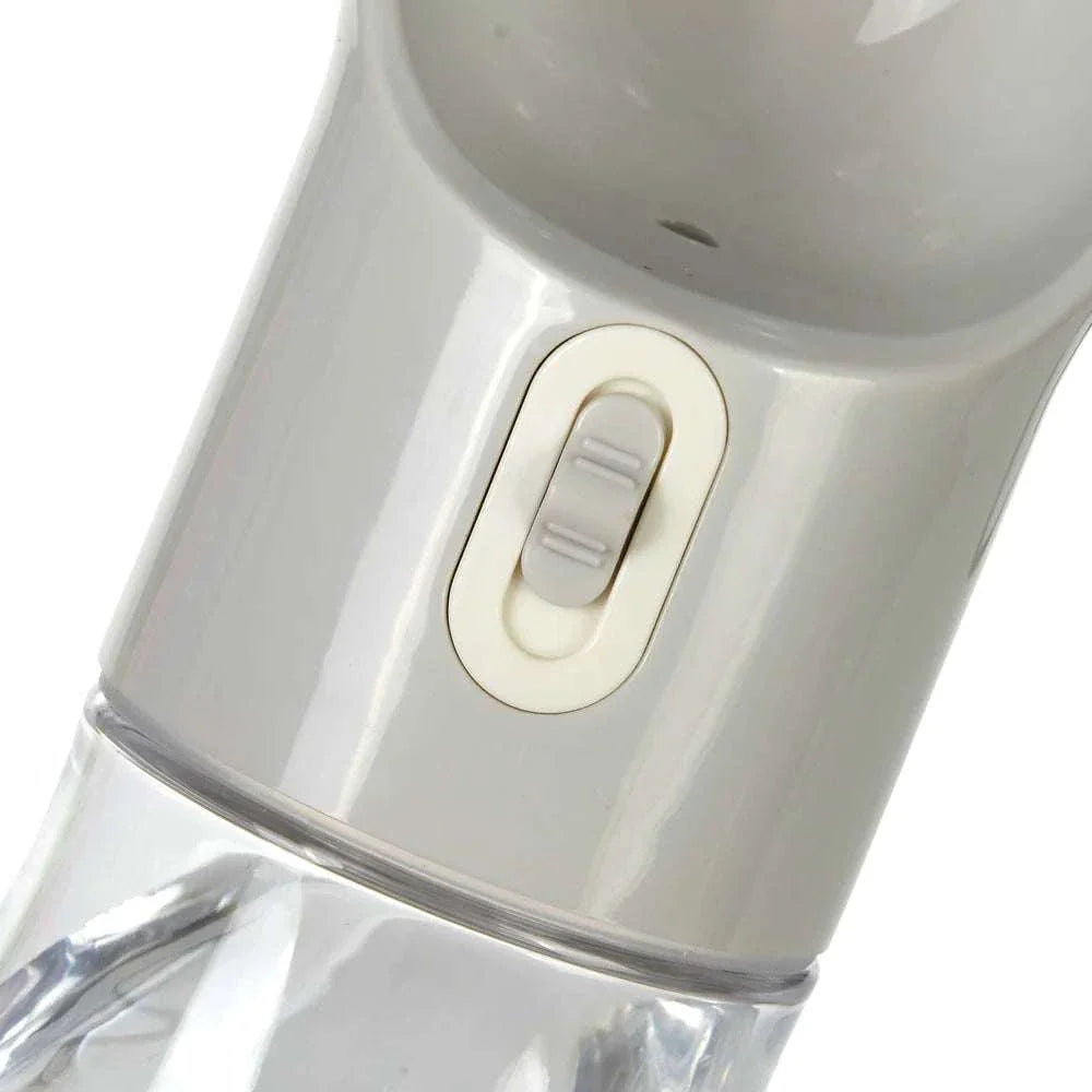 Leakproof portable dog water bottle with easy-to-use switch for outdoor pet hydration