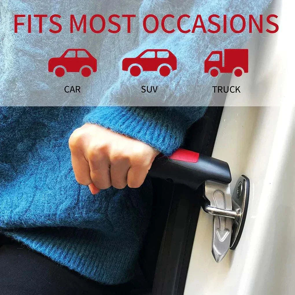 Car Handle Cane vehicle door grab bar assist mobility aid for children and elderly in black Car Handle Cane