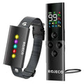 Electric dog training collar with digital remote control and waterproof adjustable strap