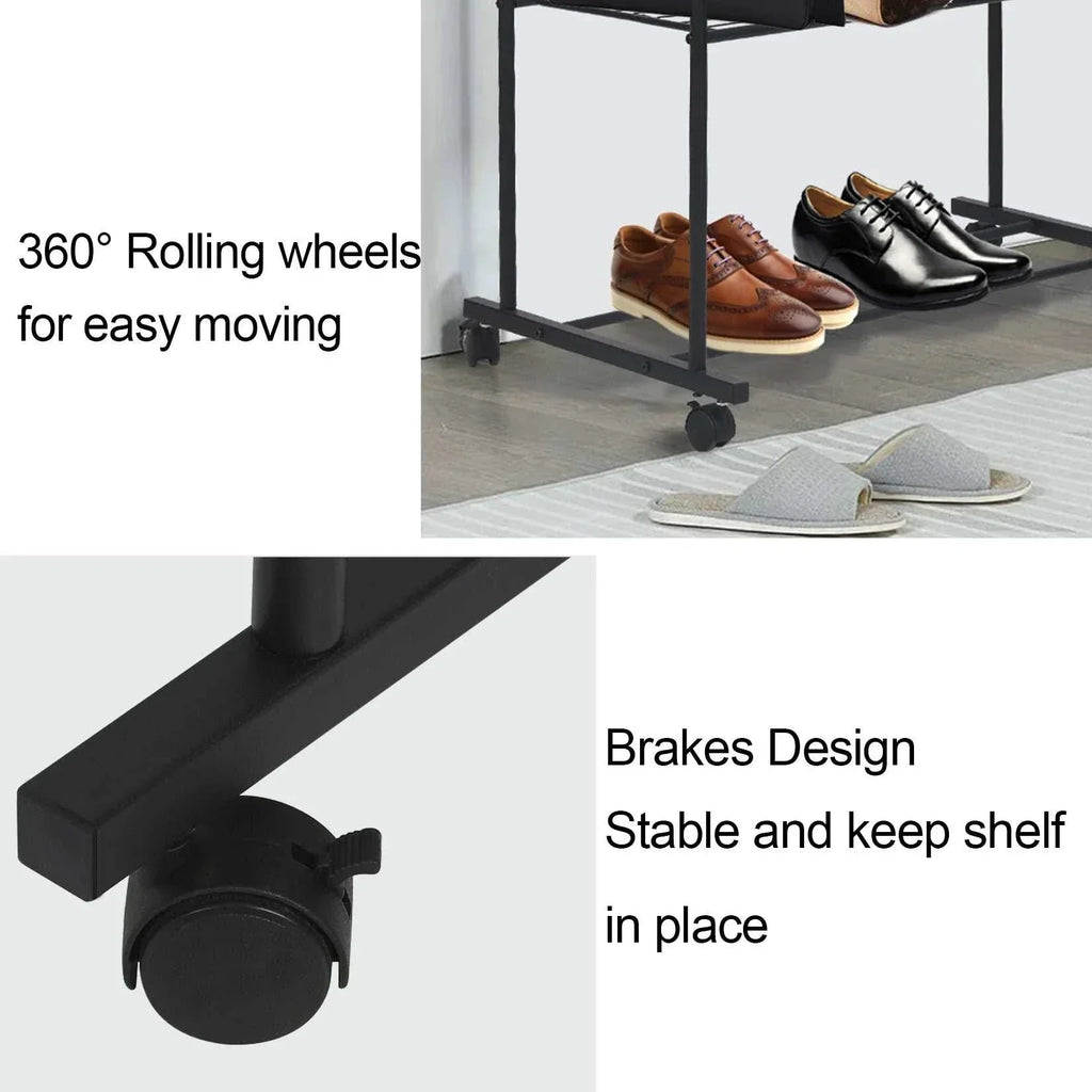 Heavy Metal Double Clothes Rail