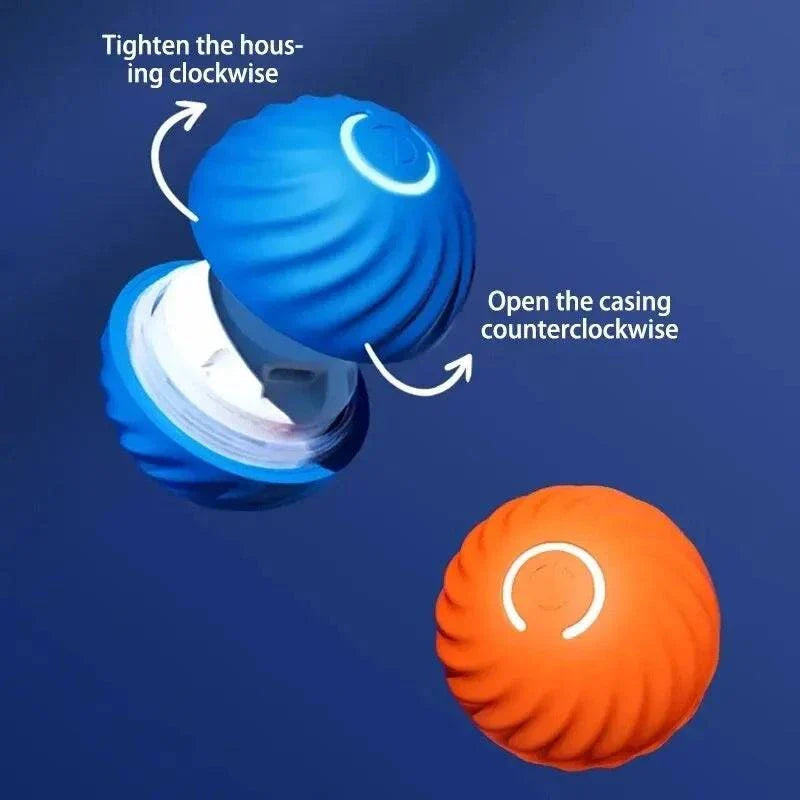 Smart dog toys ball automatically moving and bouncing for interactive pet play