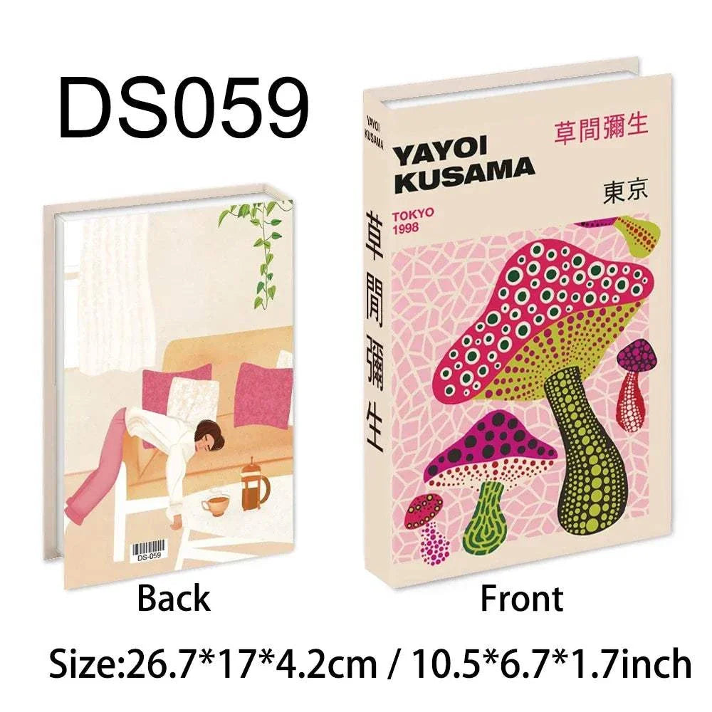 Luxury decorative fake book storage box with magnetic closure for home decoration and organization