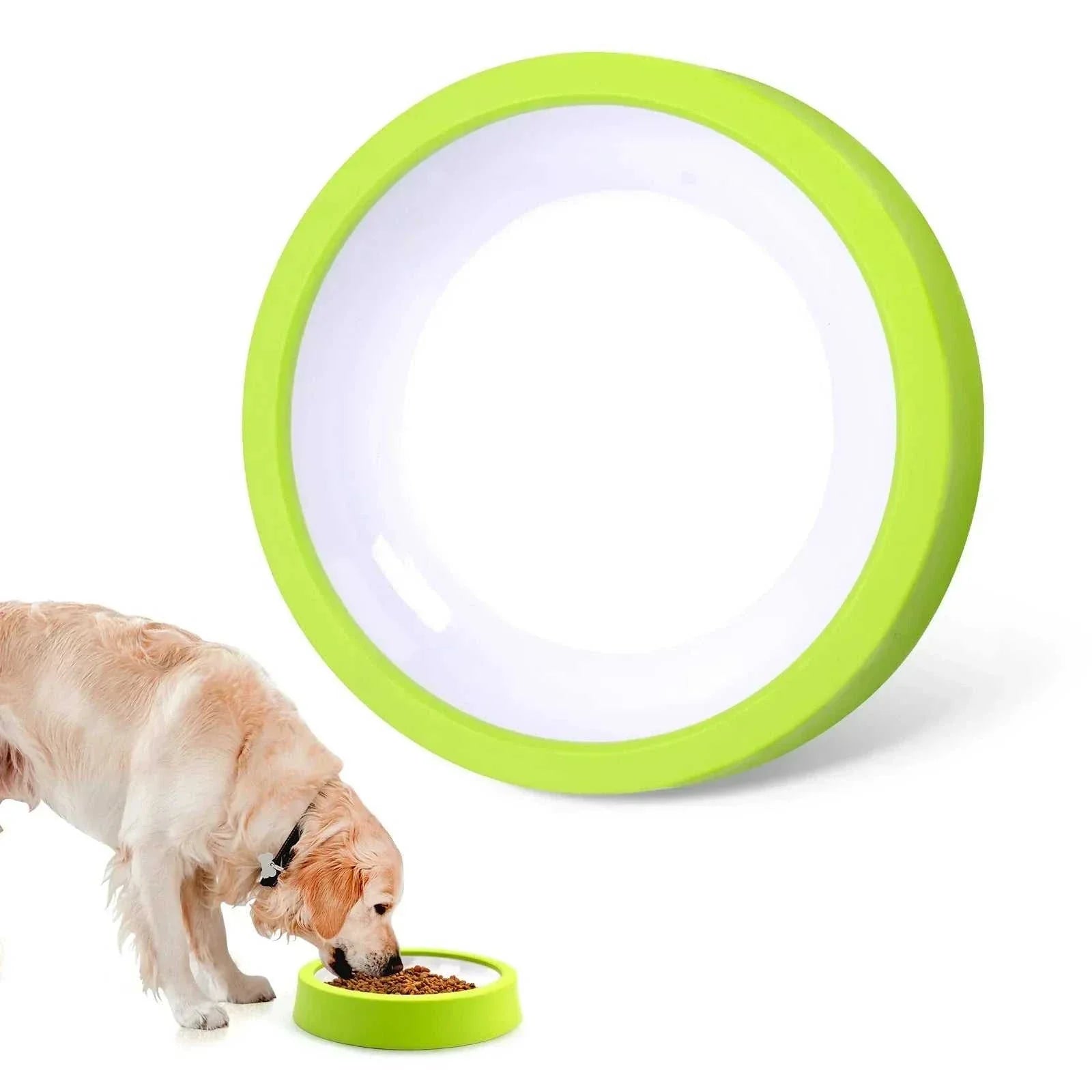 Anti-gulping pet dog slow feeder bowl with interactive maze pattern and non-slip base for safer, slower eating