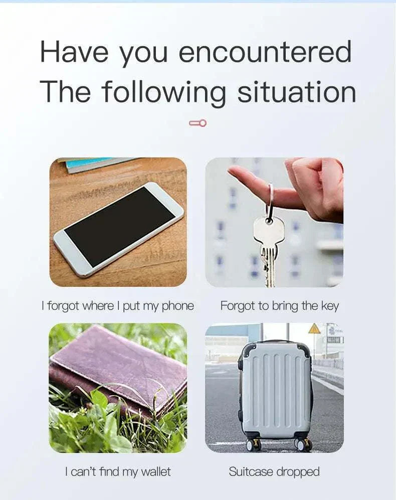 Mini GPS Bluetooth 5.0 tracker compact key finder with long battery life and smart anti-loss alerts