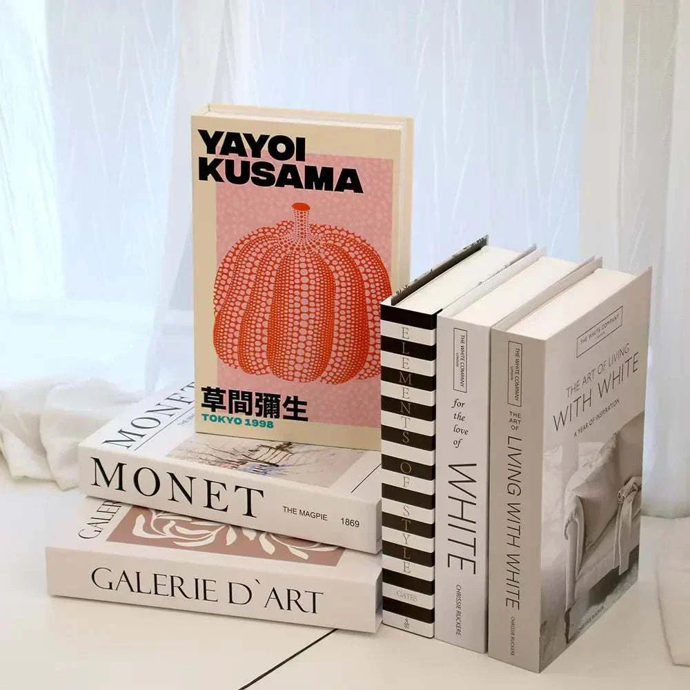 Luxury decorative fake book storage box with magnetic closure for home decoration
