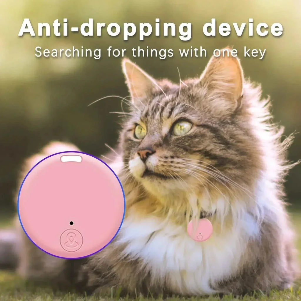 Compact Mini GPS Bluetooth 5.0 tracker for keys and pets with smart anti-loss alerts and long battery life