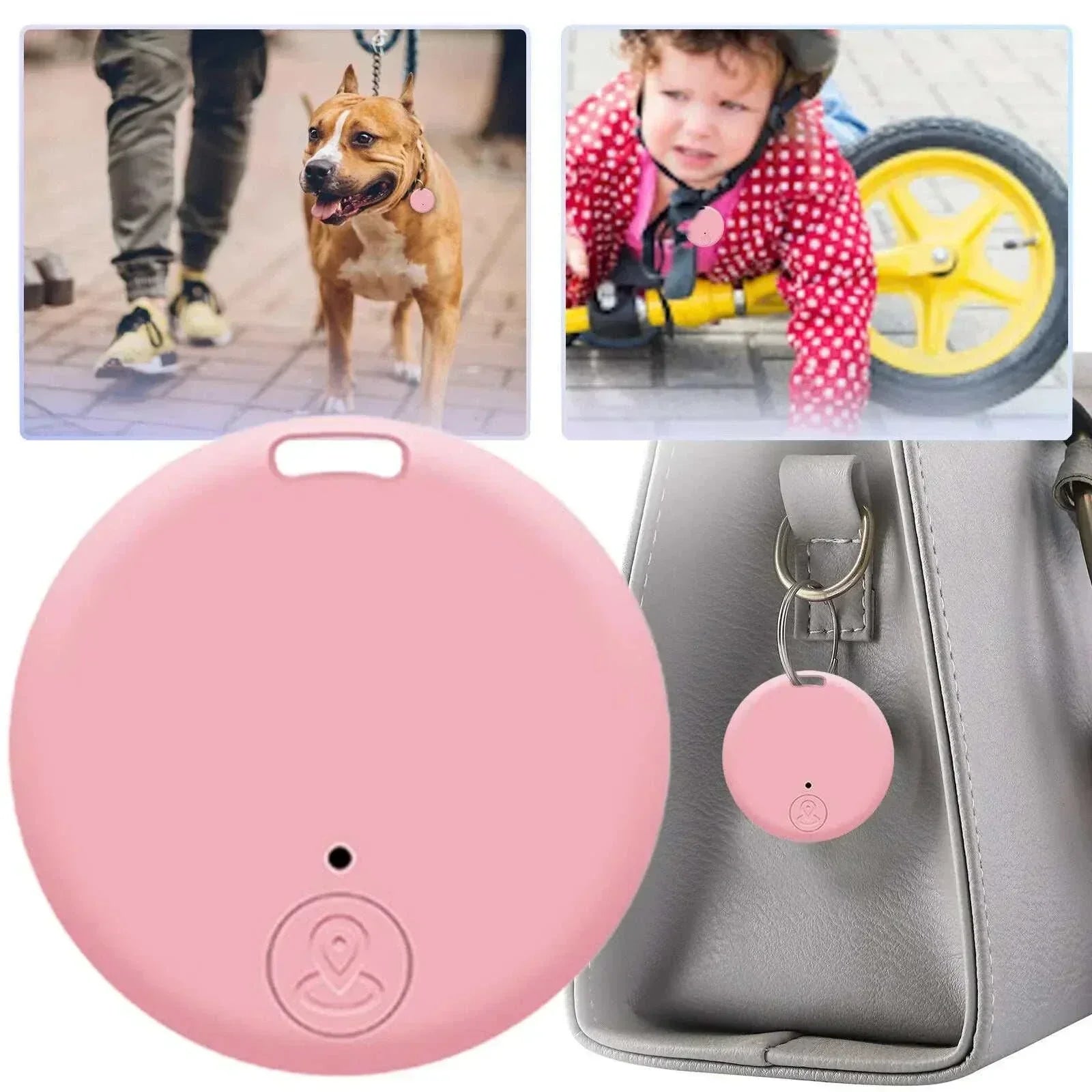 Mini GPS Bluetooth 5.0 tracker for keys and pets with anti-loss alerts and long battery life