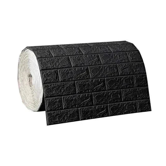 3D foam brick wall panels with realistic texture and waterproof XPE foam, self-adhesive and easy to install for stylish home decor