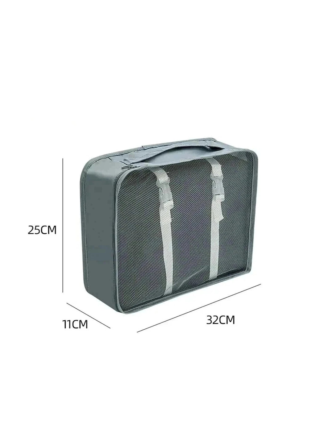 Set of lightweight, durable travel organizer storage bags in multiple sizes for luggage packing and organization