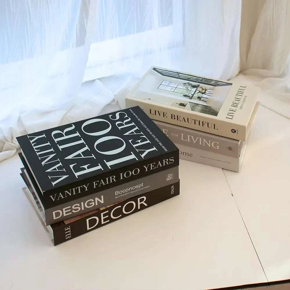 Luxury decorative fake book storage box with magnetic closure for elegant home organization