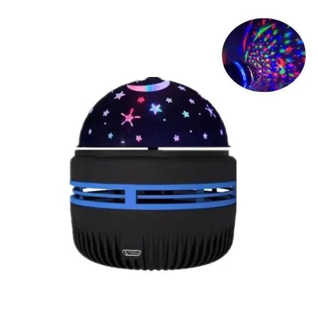 LED Star Galaxy Projector Lamp USB Auto Rotating Magic Ball Moon Light Colorful Starry Sky Remote Control NightLights Room Decor