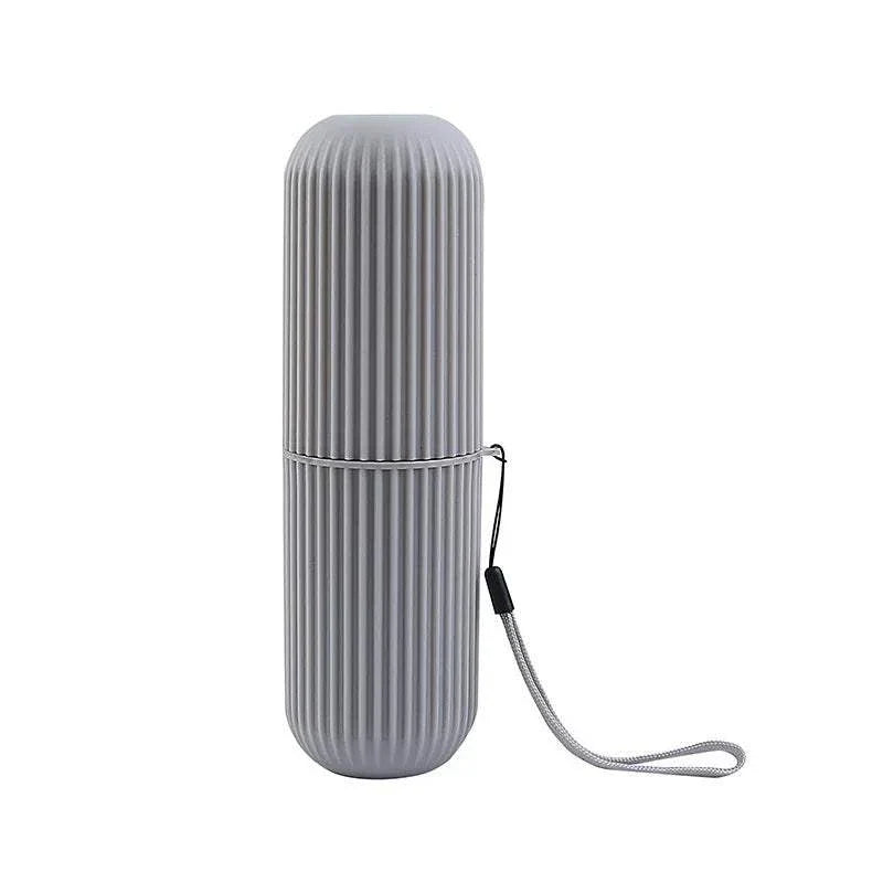 Portable toothpaste toothbrush storage box for travel and hygiene protection