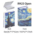 Luxury decorative fake book storage box with magnetic closure for stylish home organization