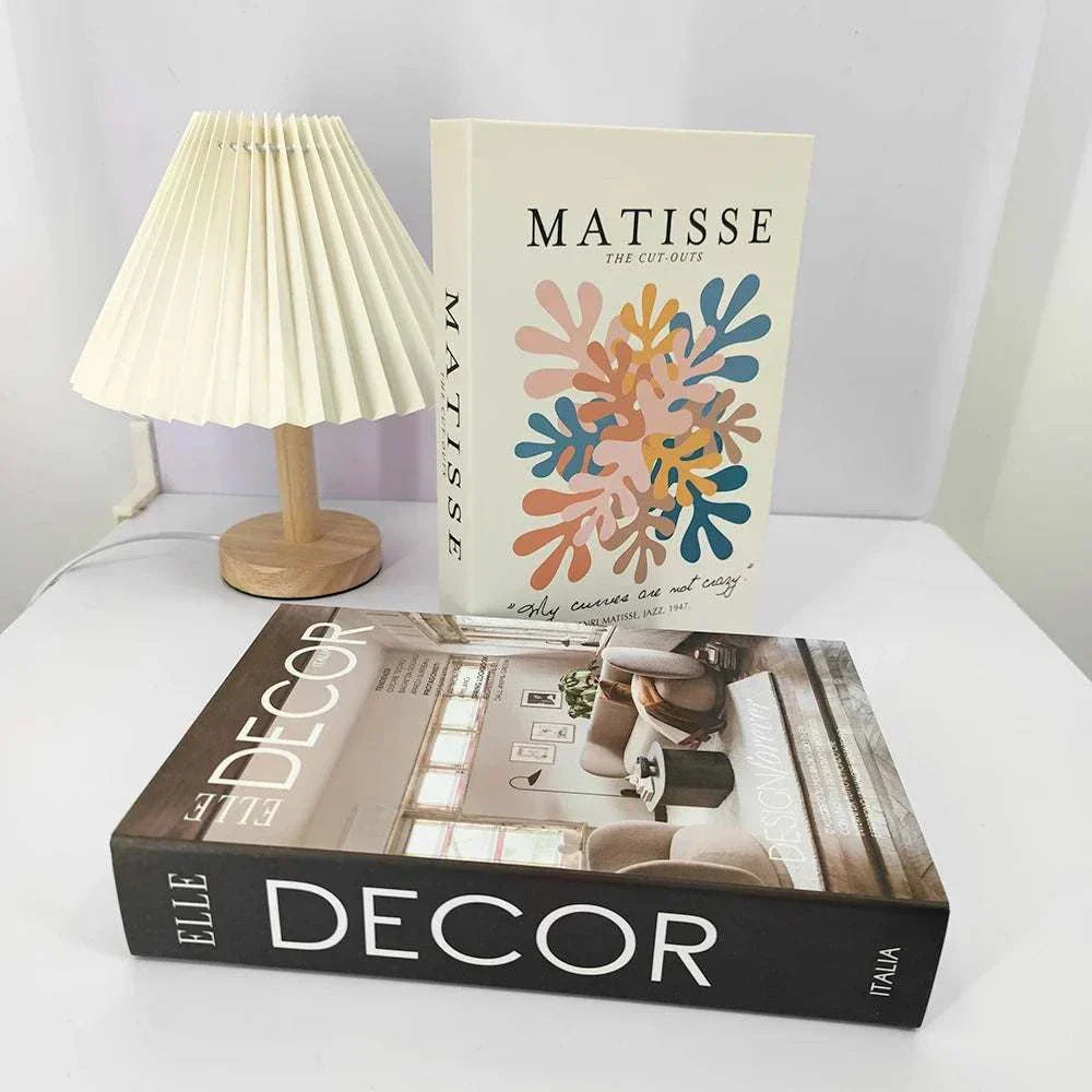 Luxury decorative fake book storage box with magnetic closure for home decoration