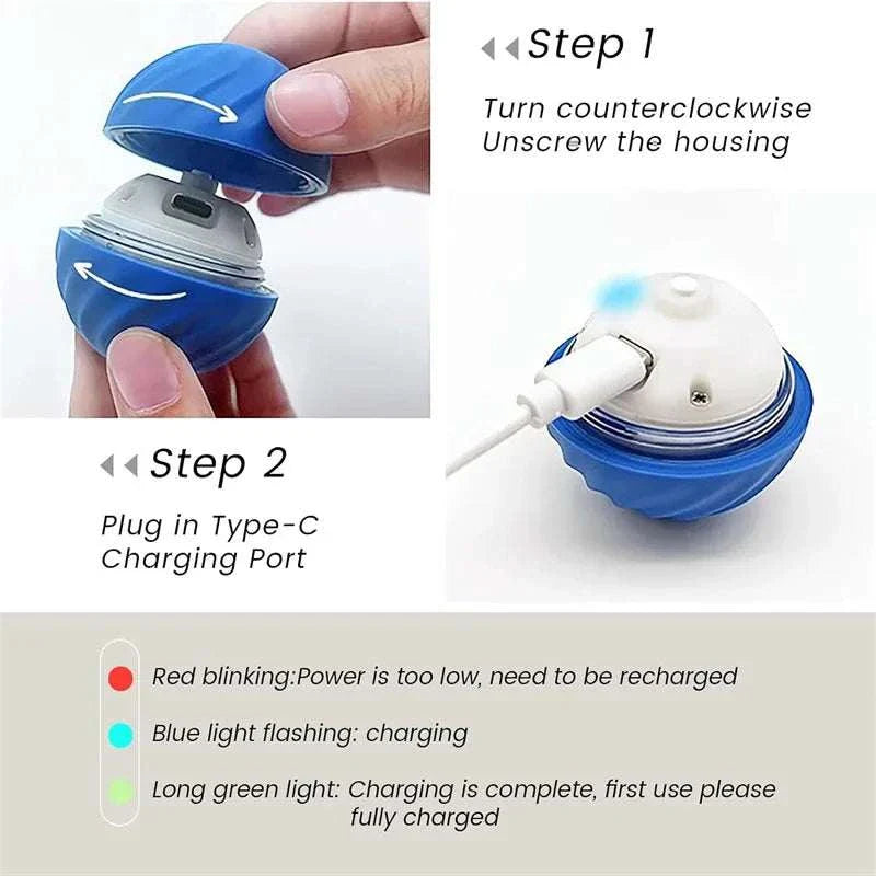 Smart dog toys ball automatic moving pet toy for cats and dogs