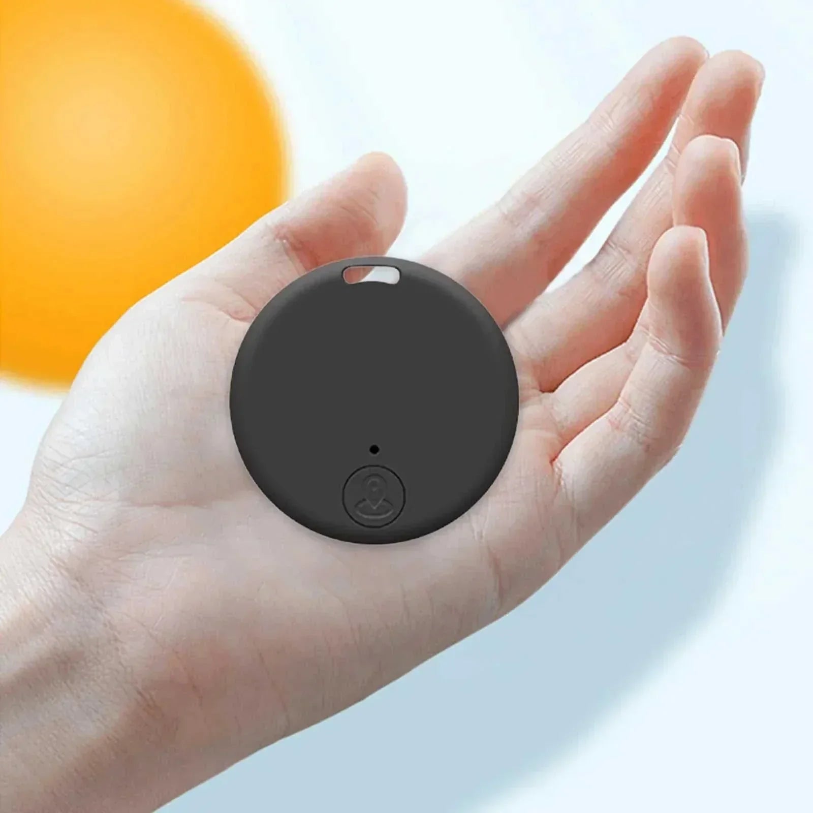 Mini GPS Bluetooth 5.0 tracker compact device for keys and pets with smartphone connectivity and long battery life