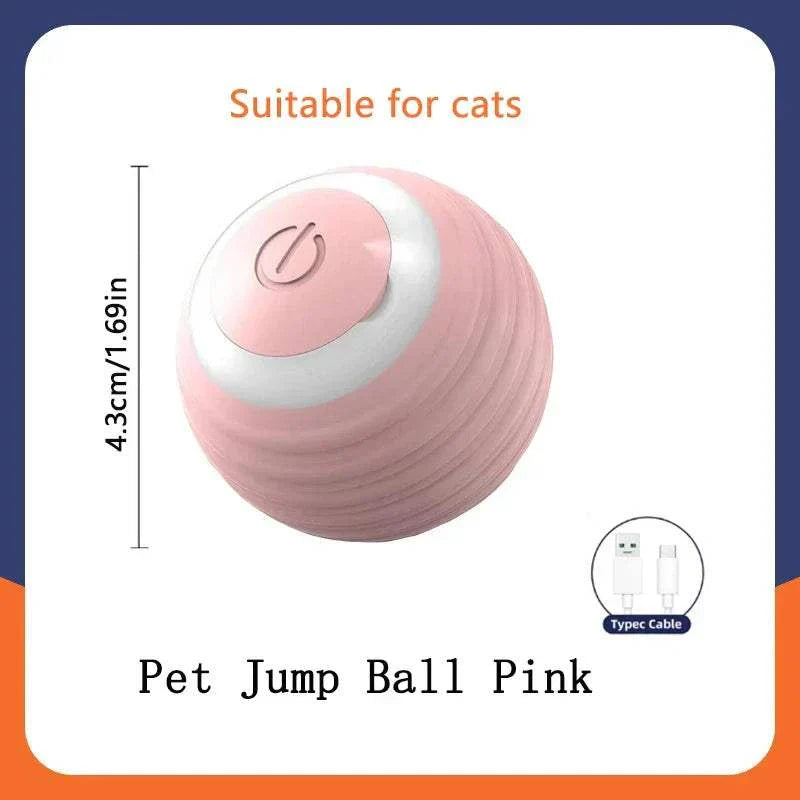 Smart dog toys ball automatic moving interactive pet toy ball USB rechargeable