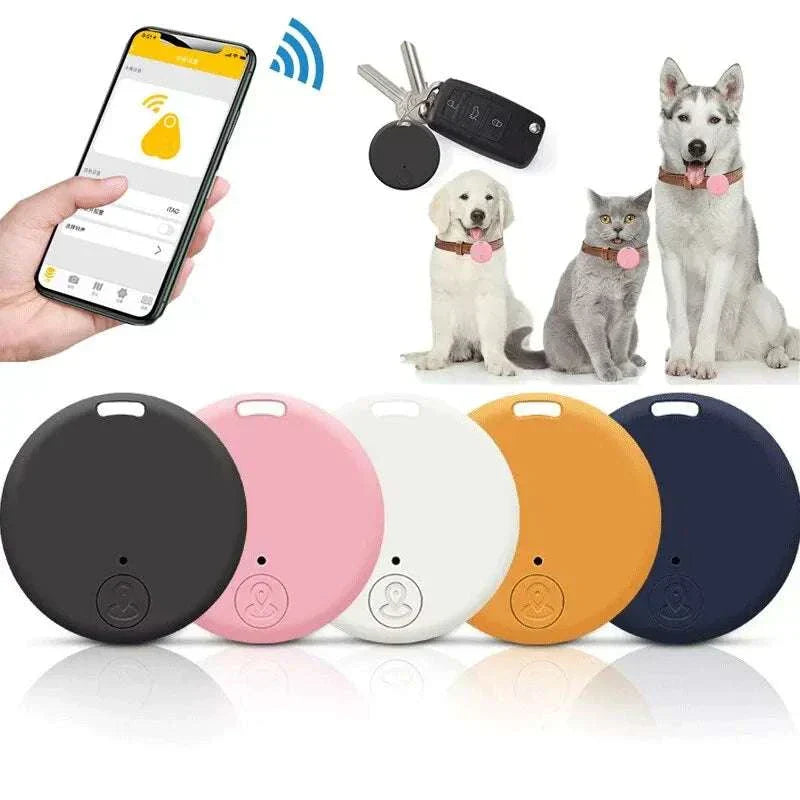 Mini GPS Bluetooth 5.0 tracker for keys and pets with smart anti-loss alerts and long battery life