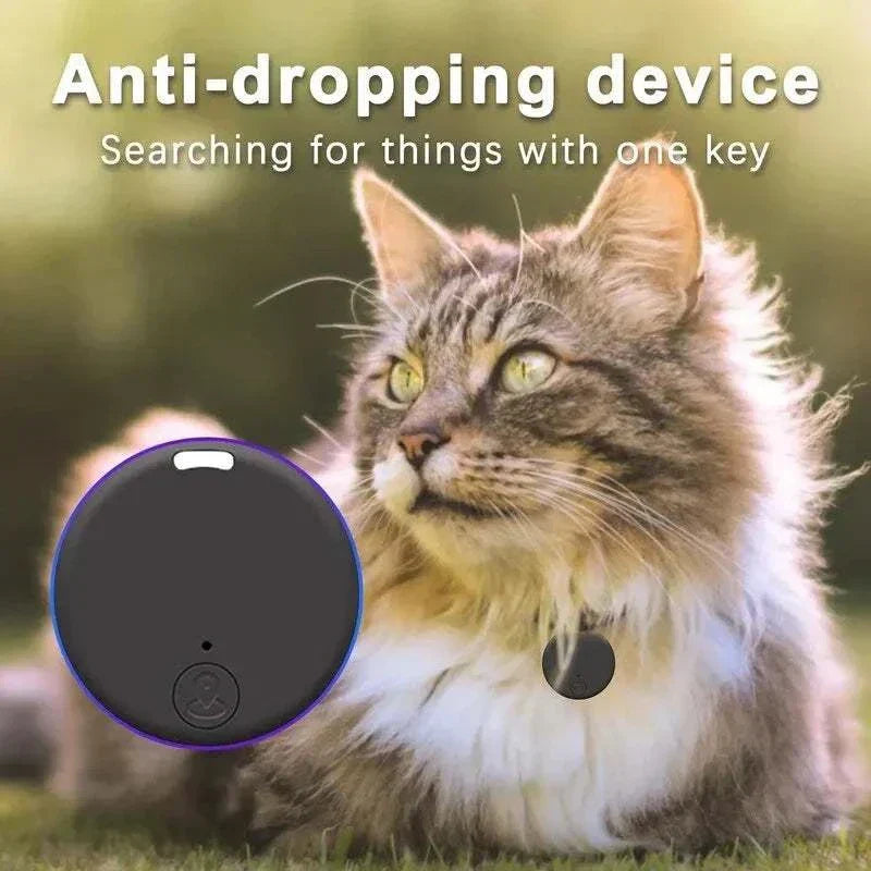 Mini GPS Bluetooth 5.0 tracker for keys and pets with smart anti-loss alerts and long battery life