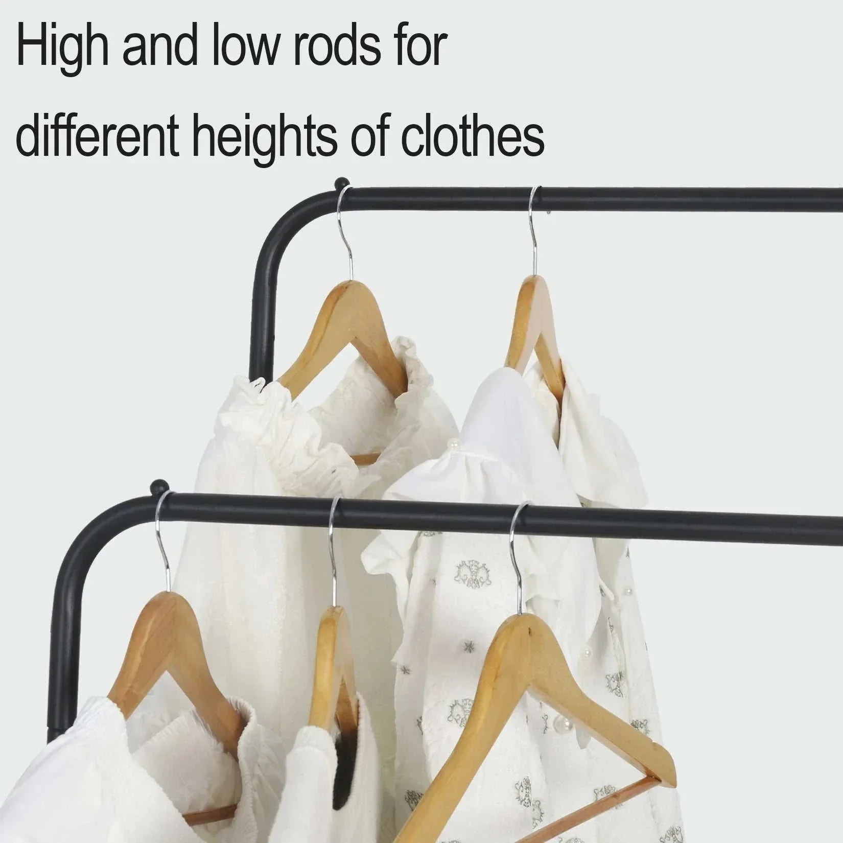Heavy Metal Double Clothes Rail