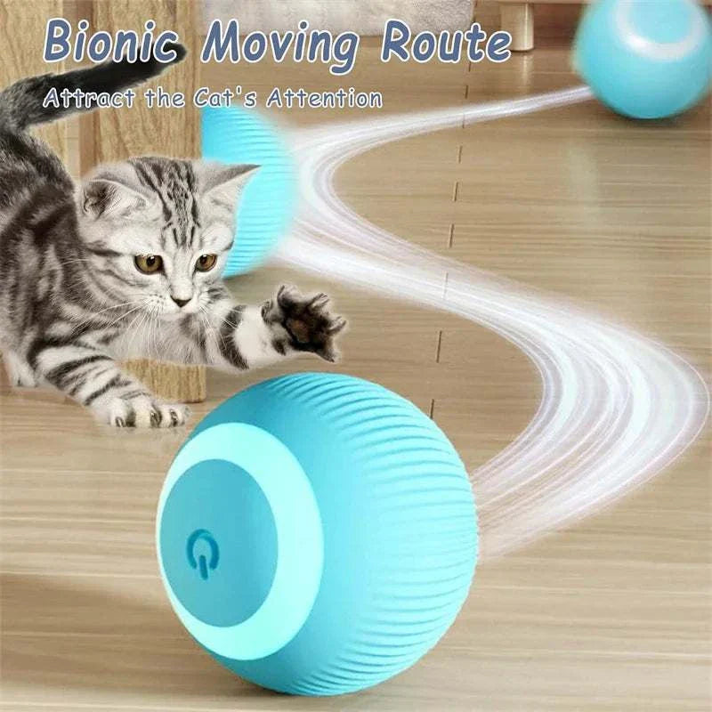 Smart dog toys ball automatic moving USB rechargeable interactive pet toy ball for cats and dogs