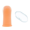 Super soft silicone finger toothbrush for gentle dog and cat dental care